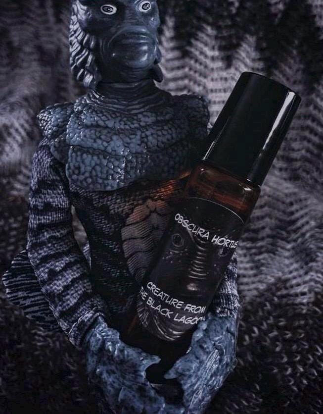 Creature Perfume, Monster Perfume, Monster Movies, Horror Perfume, Gill-Man, Green Tea Perfume, Honeysuckle, Aquatic Scents