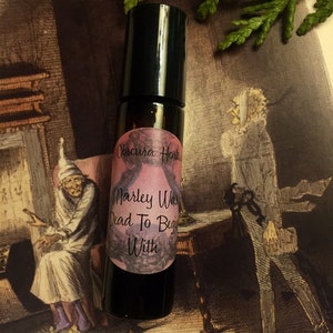 Christmas Carol Perfume: Dark Winter Fragrance, Spice & Citrus (10ml Roller Bottle)