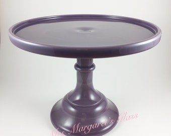 purple cake stand etsy