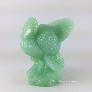 Mosser Glass Jadeite Turkey Figure