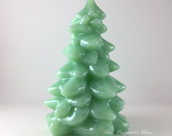 Mosser Glass 5.5" Jadeite Christmas Tree