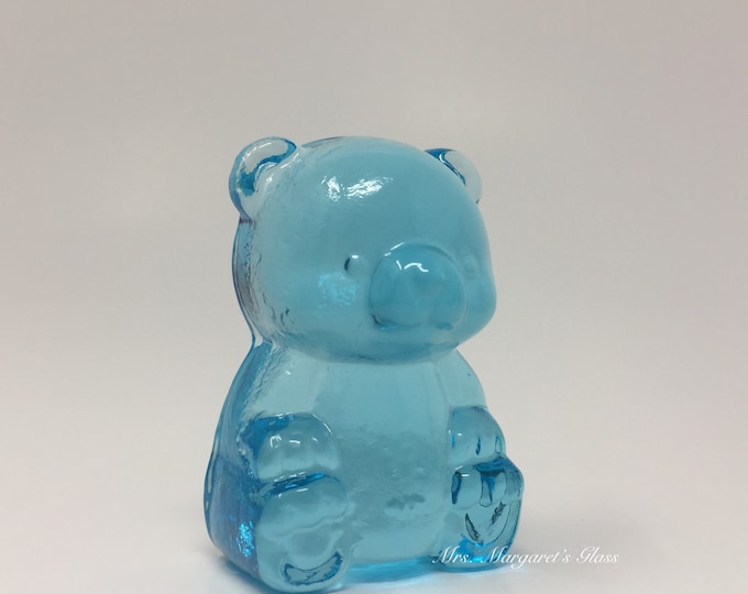 Wilkerson Glass Stardust Blue Gummy Bear Pink UV Glow