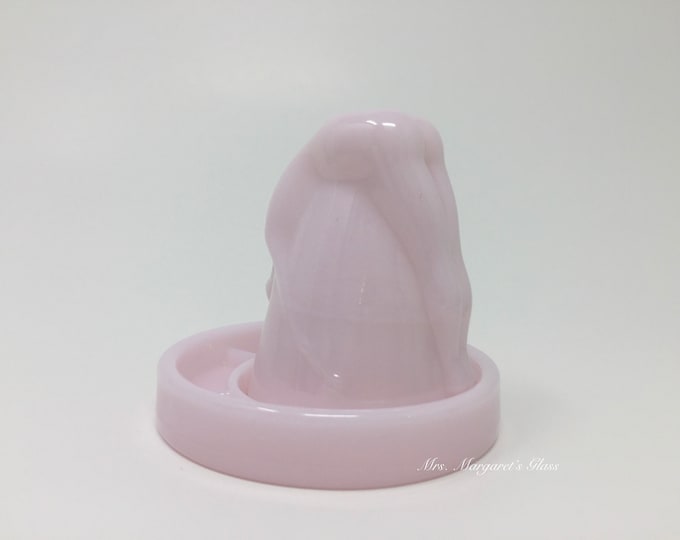 Mosser Glass Crown Tuscan Pink Reproduction Bottoms Up Tumbler and Coaster
