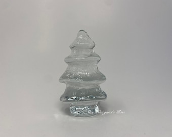 Blenko Glass Crystal Clear Christmas Tree