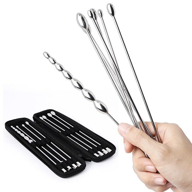 Urethral sounding Kit - Penis plug set - Urethral masturbation & Rosebu...