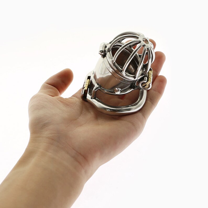 Chastity lock Small Chastity cage as cuckold jewelry Etsy