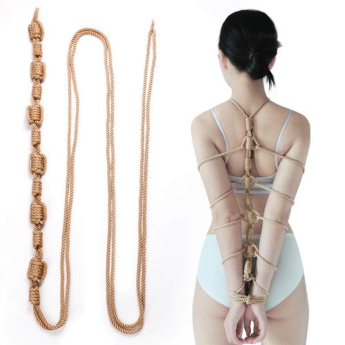 Shibari Rope Self Bondage Armbinder Kinbaku & Shibari Etsy