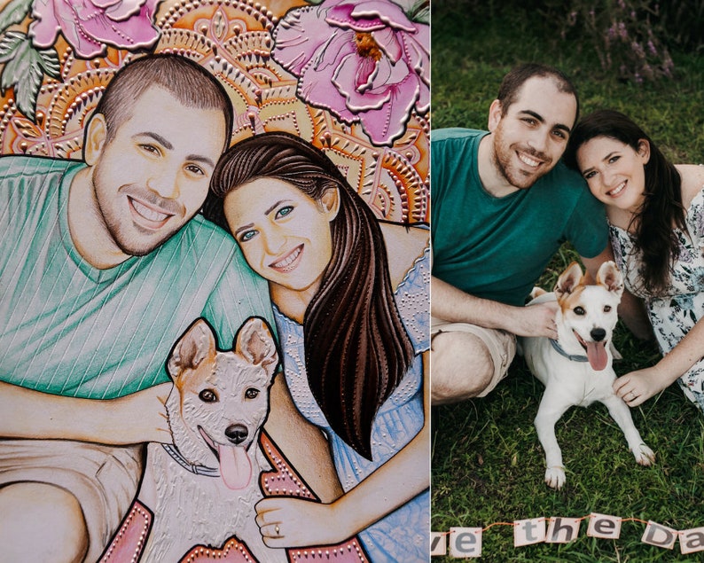 Boyfriend Gift Custom Portrait