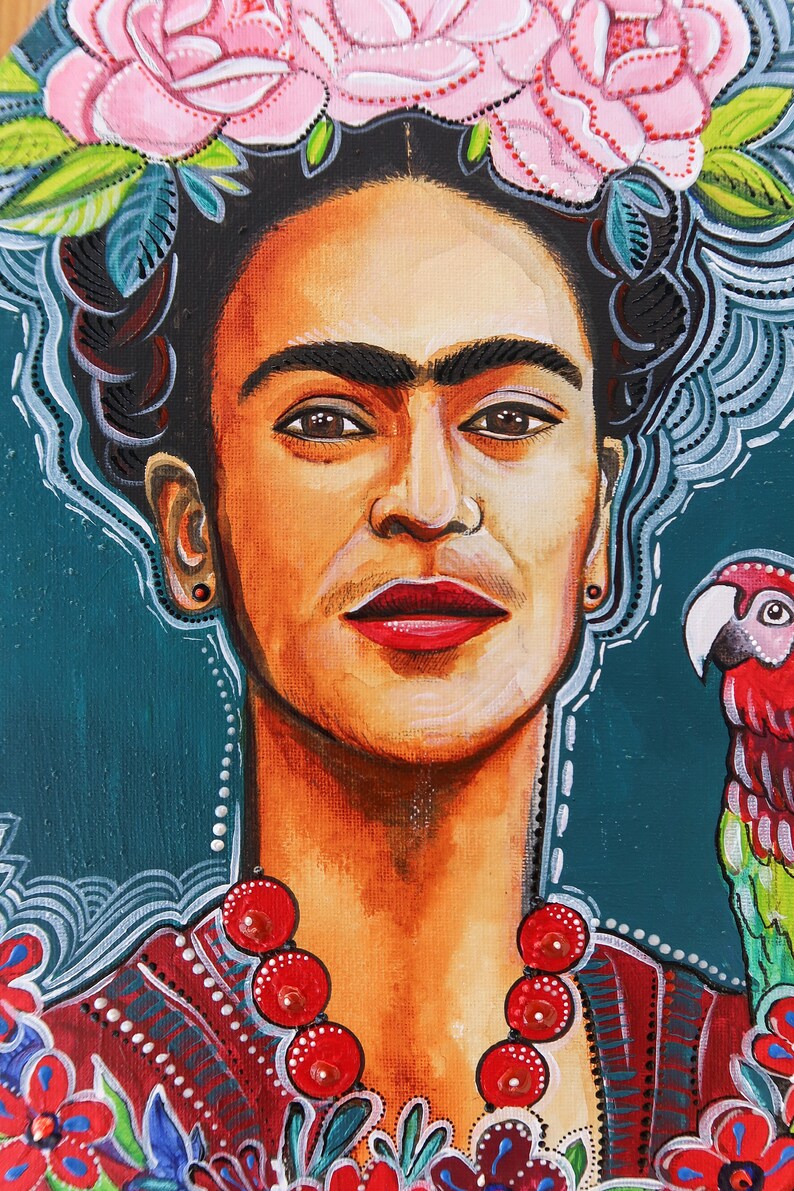 Frida Kahlo Painting 15x12 Custom Made - Etsy