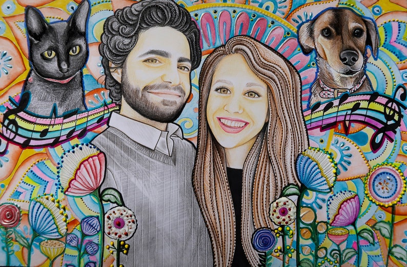 Boyfriend Gift Custom Portrait