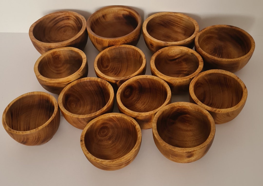 Wholesale Dough Bowls, Small Dough Bowls, Wooden Dough Bowls for Candle