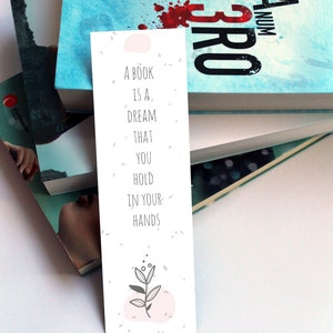 Printable Quote Minimal Design Bookmark Set, Motivational and ...