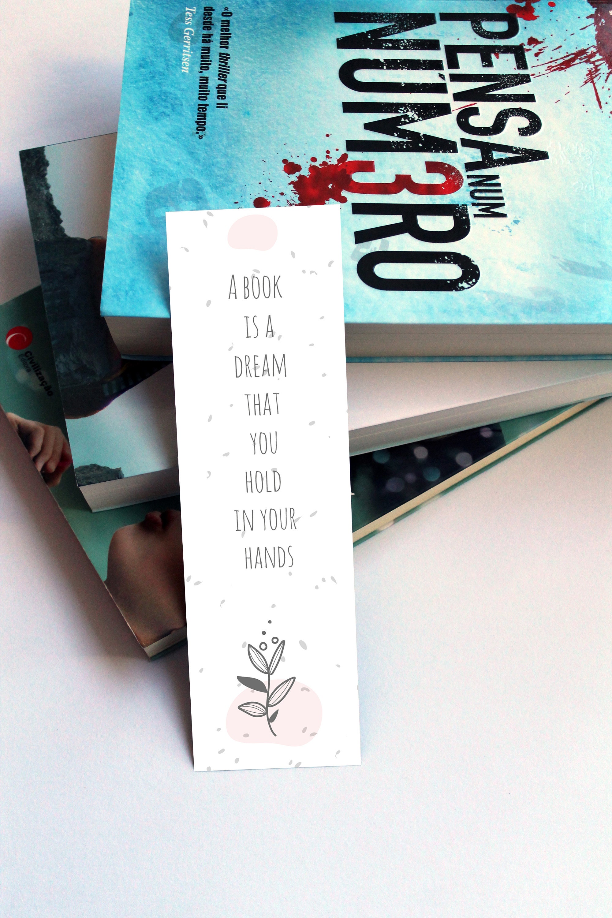 Printable Quote Minimal Design Bookmark Set Motivational and - Etsy