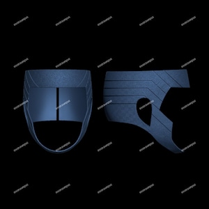 Archivo STL digital (estilo D&W) Casco inspirado en Gambit (archivo imprimible en 3D)