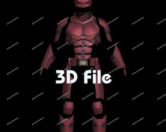 Digital STL Files Custom DD Armor(3D Printable Files)