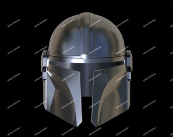 Digital STL File Mandalorian Inspired Helmet(3D Printable Files)