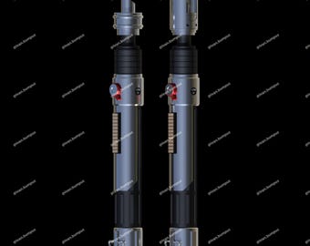Digital STL File Ezra&Sabine Inspired Lightsaber(3D Printable File)
