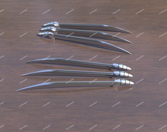 READ DESCRIPTION Digital STL File Wolverine Inspired Claws V2(3D Printable File)