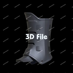 READ DESCRIPTION Digital STL File Daredevil Born Again Inspired Shin Guards/Boot Covers(3D Printable Files)