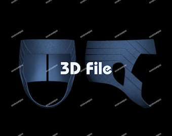 Archivo STL digital (estilo D&W) Casco inspirado en Gambito (archivo imprimible en 3D)