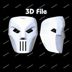 LEGGI LA DESCRIZIONE File STL digitale Maschera ispirata a Casey Jones (File stampabile in 3D)
