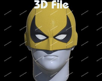 Digital STL File Iron Fist Inspired Mask(3D Printable File)