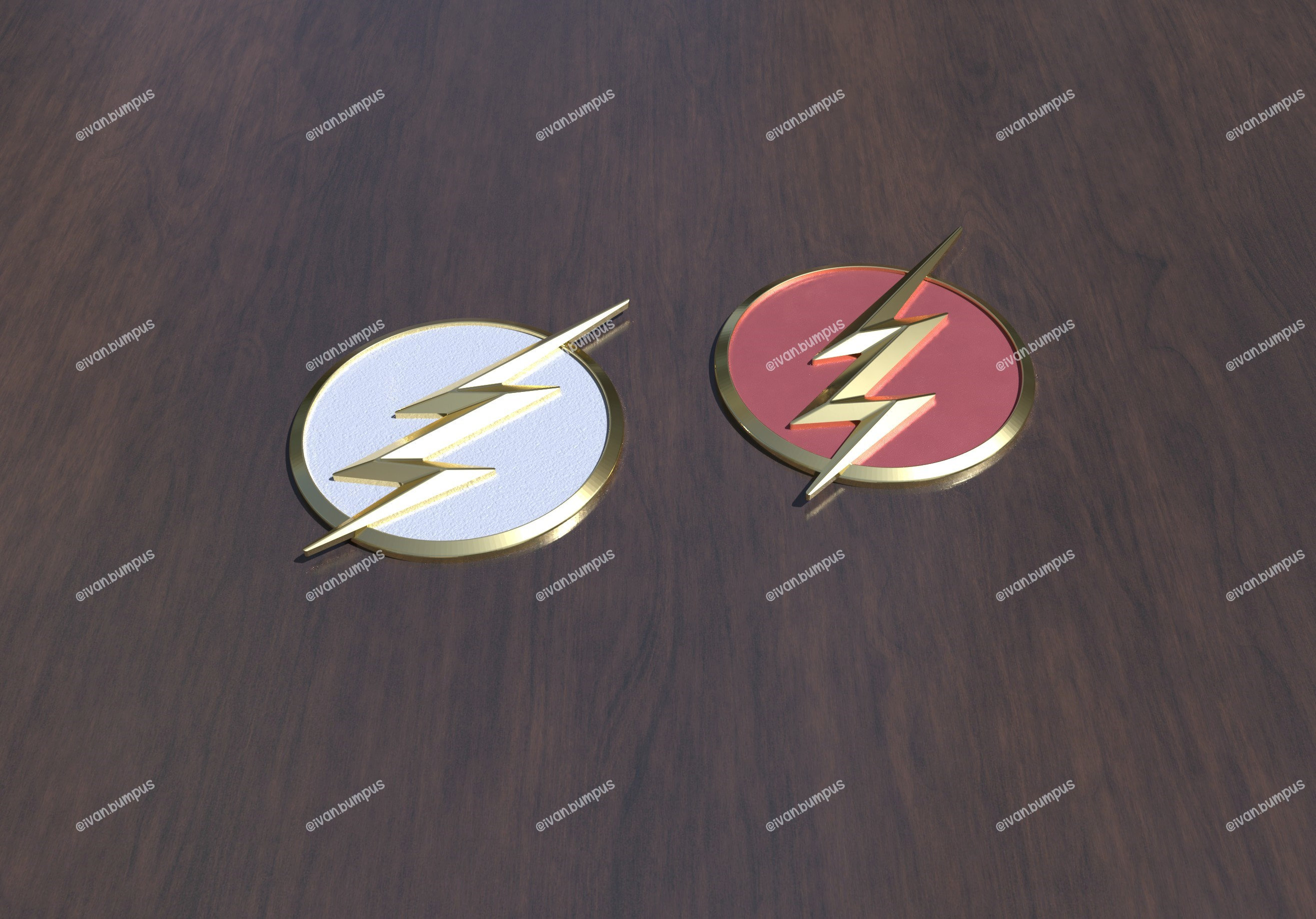 Flash Symbol - The Flash by Kassidy Monday