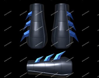Digital STL File Nightwing Inspired gauntlets(3D Printable Files)
