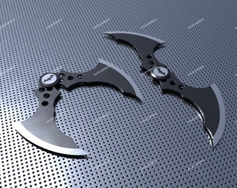 READ DESCRIPTION Digital STL File Arkham Inspired Batarang(3D Printable File)