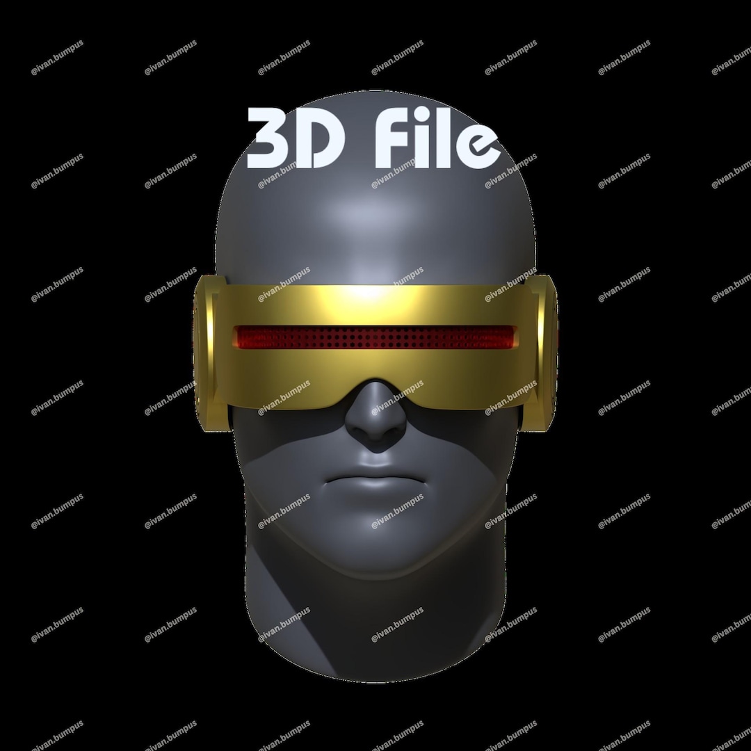 Digital STL File Cyclops 97 Inspired Visor(3d Printable File) - Etsy