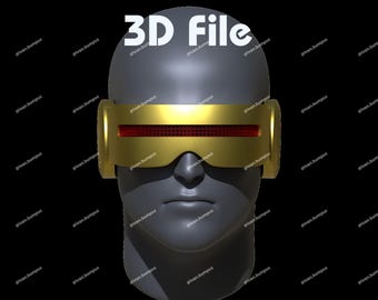 Digital STL File Cyclops 97 Inspired Visor(3D Printable File)