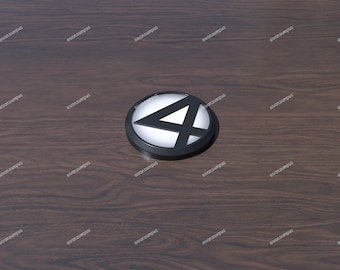 Digital STL File Fantastic Four Inspired Emblem(3D Printable File)