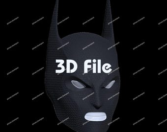 Digital STL File Bat Vigilante Beyond Inspired Helmet(3D Printable File)