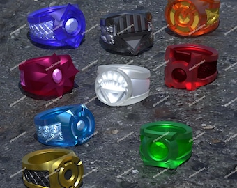 Digital Files Custom Lantern Rings V2(3D PRINTABLE FILES)