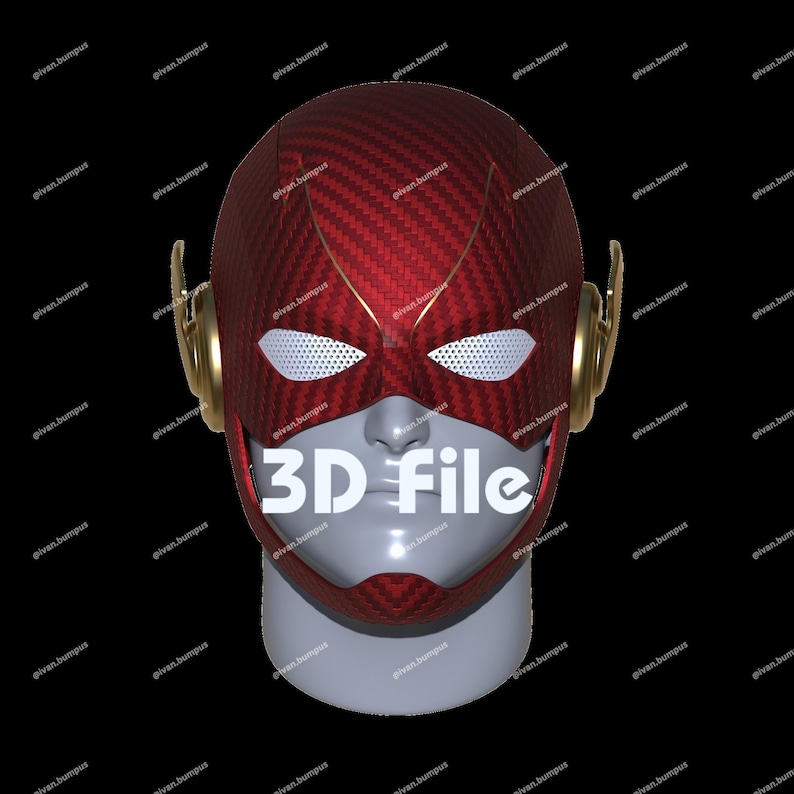 Custom Speedster Mask Digital STL File Custom Speedster Inspired Helmet 2(3D Printable File ...
