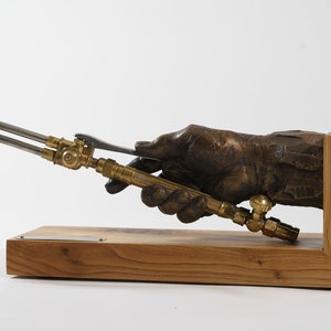 Welder Hand Sculpture