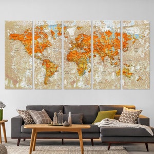 Weltkarte, Weltkarte, Weltkarte, alte Landkarte, Wanddeko, Wanddeko, Wanddeko, Geschenk für Sie, Weltkarte, Landkarte, Wanddeko