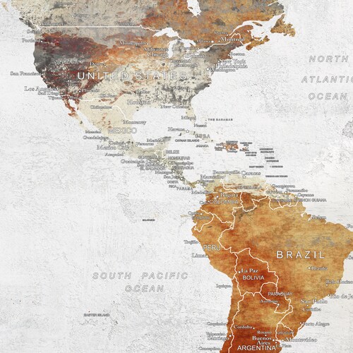 World Map Canvas, Large Wall Art shops Push Pin Canvas, Adventure and Travel Decoration