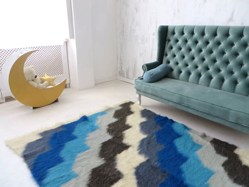Wool Rug Modern Wool Rug Wool Carpet Organic Rug Area Rug Wool Floor Rugs Modern Home Decor Soft Wool Rug Carpet Rug New House Gift Rugs