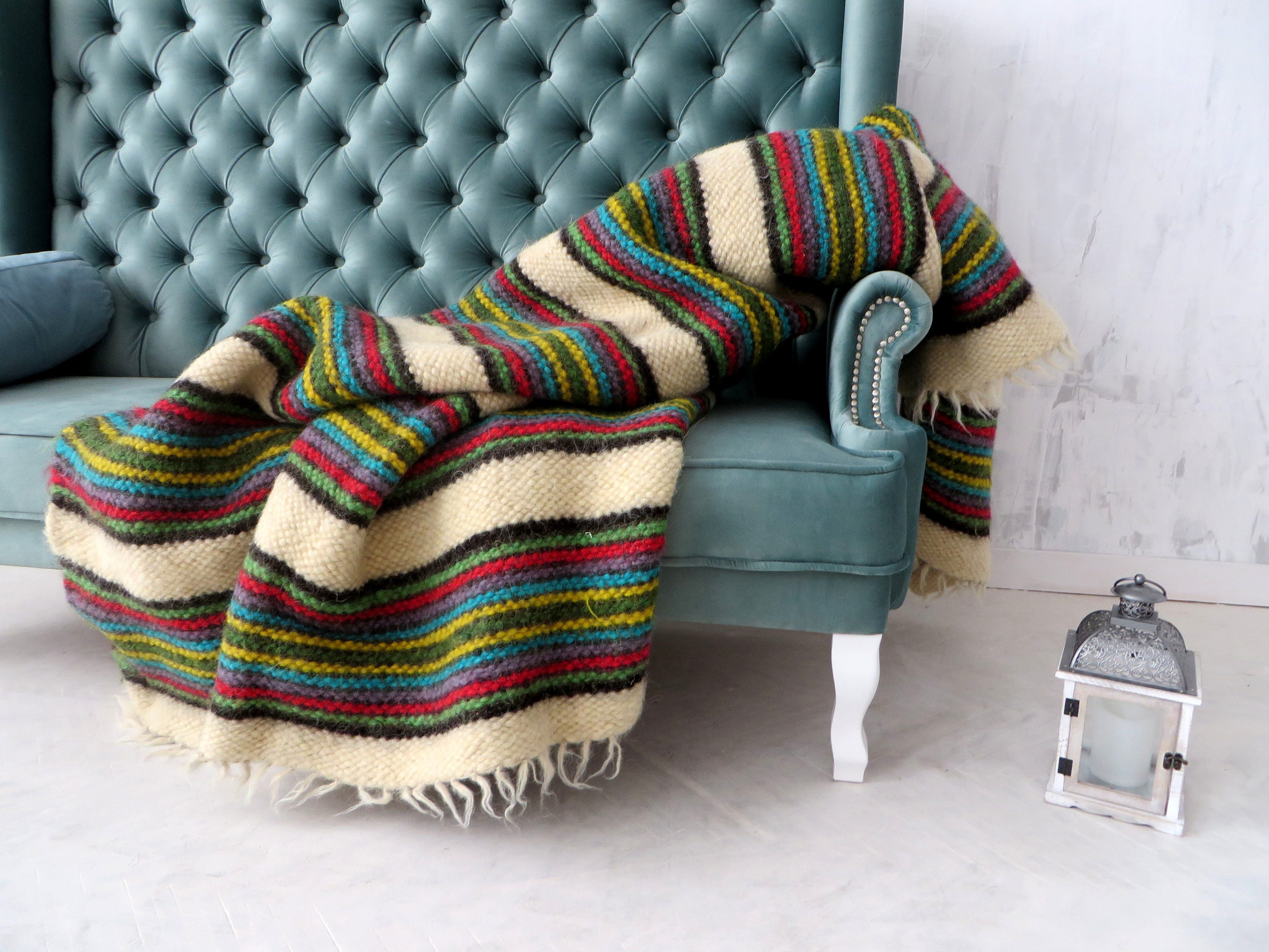 Modern wool blanket hot sale