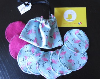 8 cleansing cottons & pouch