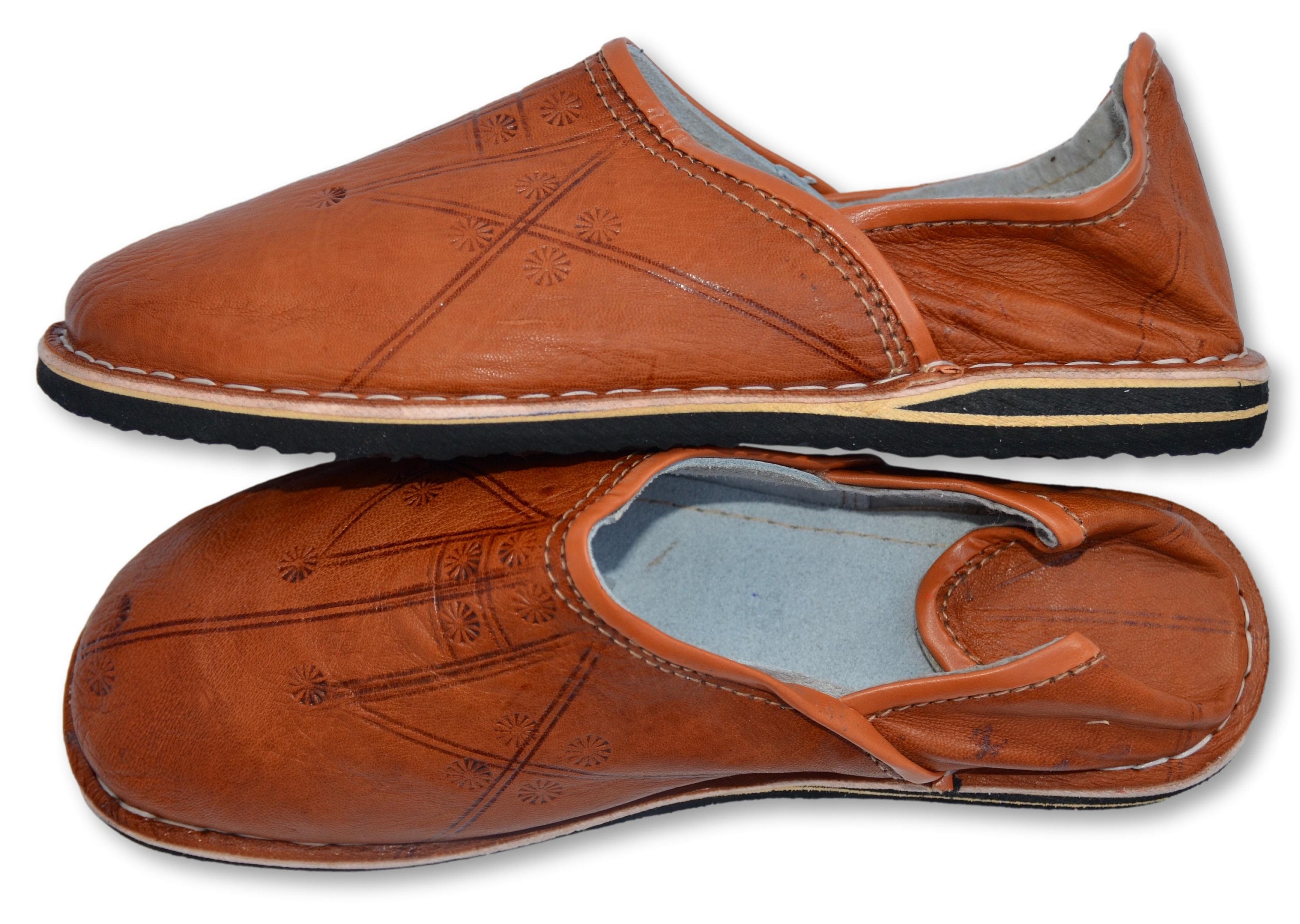 Babuchas Hombre Babuchas Marroquíes De Piel Auténtica Hechas A