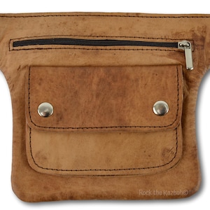 Marsupio in pelle, marsupio, marsupio, marsupio, marsupio, marsupio, cintura porta soldi, cintura festival, borsa, cintura da viaggio, organico e fatto a mano. Camel Brown