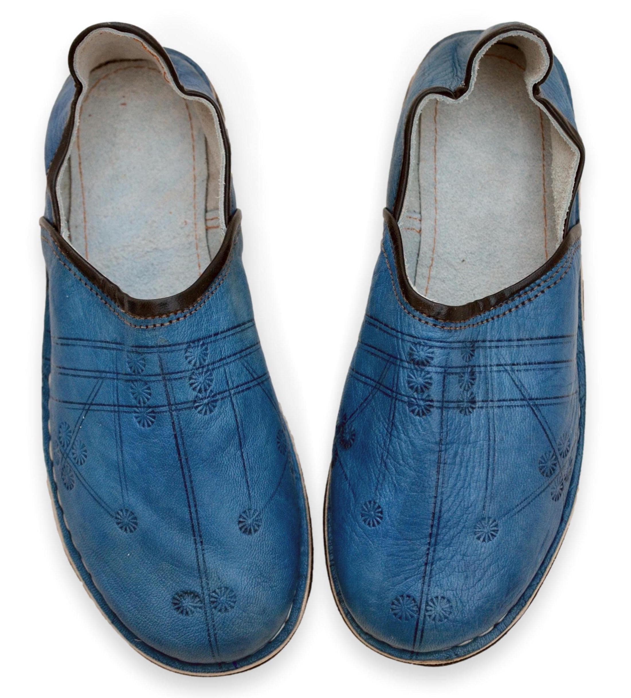 Scarpe Da Donna Piatte Comode In Pelle Marocchino Fatte A Mano Ciabatte Da Donna - Foto 6