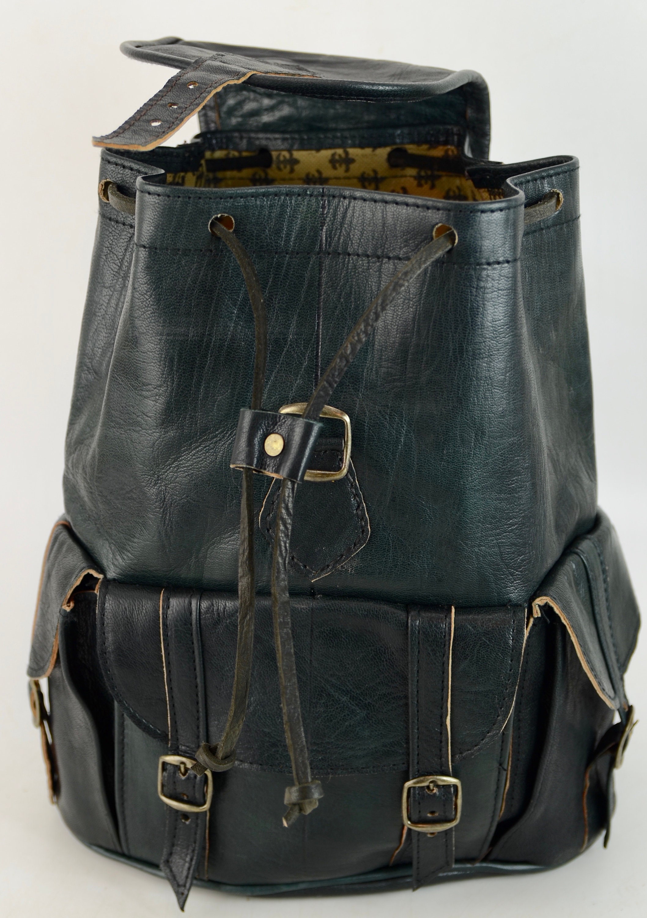 Leather Backpack Leather Rucksack Mens Backpack Womens Etsy UK