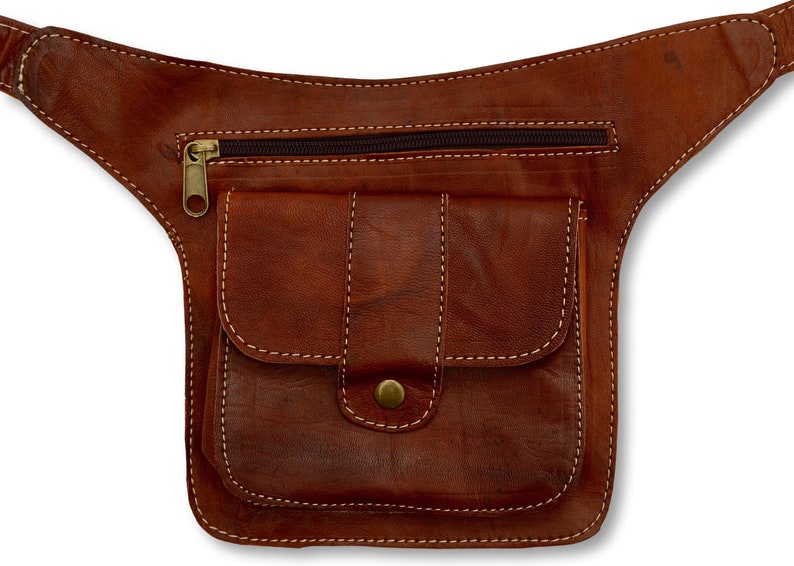 Leather Hip Bag Fanny Pack Crossbody Bag Bumbag Belt Bag - Etsy