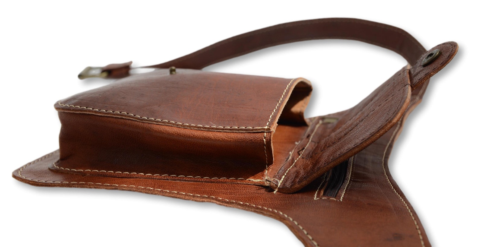 Leather Hip Bag Fanny Pack Crossbody Bag Bumbag Belt Bag - Etsy
