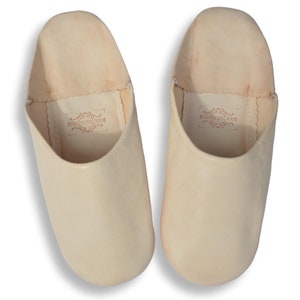 Pantofole da uomo in pelle marocchina, fatte a mano in pelle conciata al naturale e non tinta, slip-on, muli, ciabatte **TARIFFE USA PAGATE**
