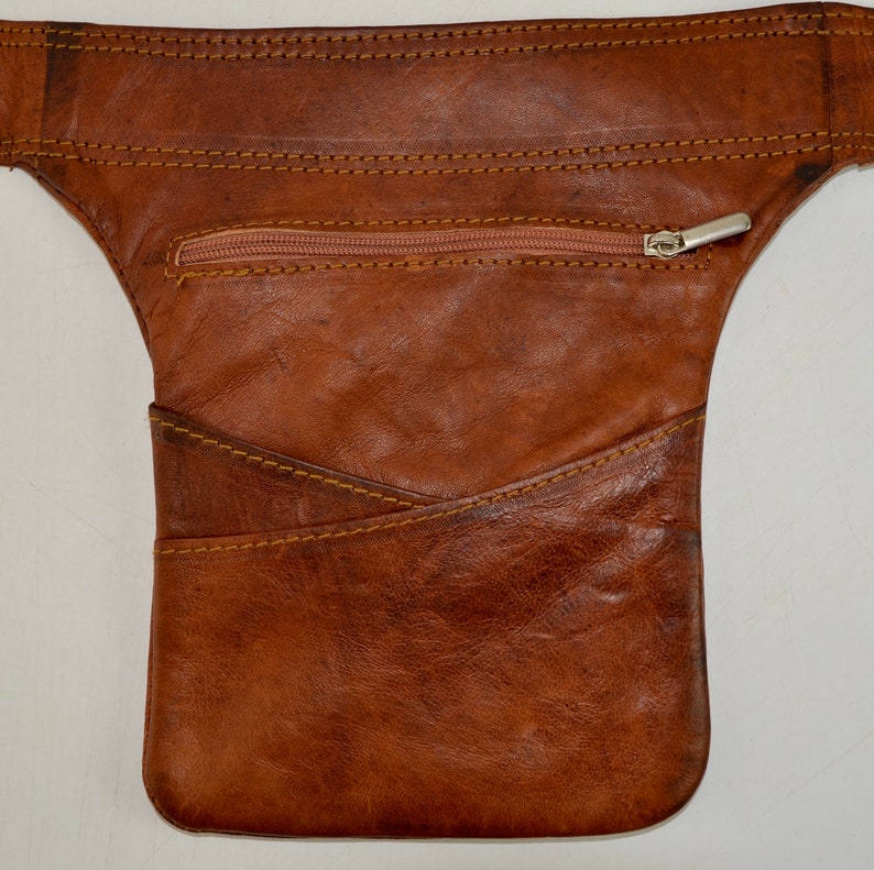 Leather Hip Bag, Holster Bag, Fanny Pack, Bumbag, Belt Bag, Waist Bag, Money Belt, Utility Belt, Travel Belt, Festival Belt, Organic Chestnut Brown