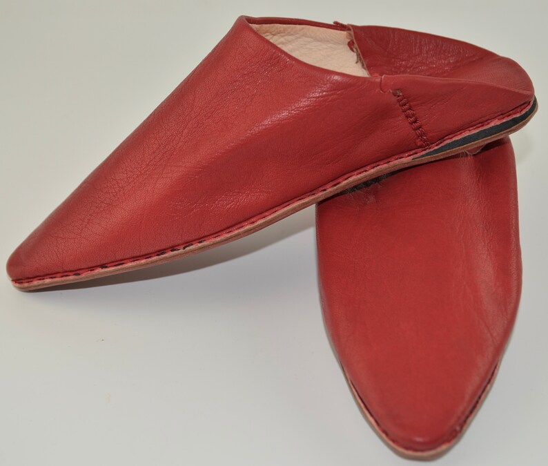moroccan leather mules
